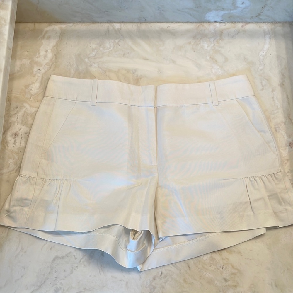 Cream shorts